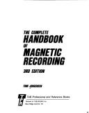 The complete handbook of magnetic recording by Finn Jorgensen