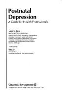 Cover of: Postnatal depression: a guide for health professionals