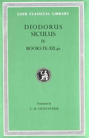 Cover of: Diodorus Siculus by Diodorus Siculus