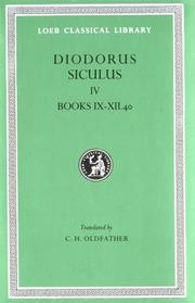 Cover of: Diodorus Siculus by Diodorus Siculus, Diodorus Siculus