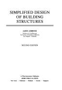 Cover of: Simplified design of building structures