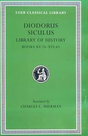 Cover of: Diodorus Siculus | Diodorus Siculus