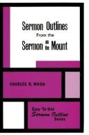 Cover of: Sermon outlines from the Sermon on the mount