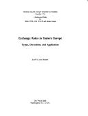 Cover of: Exchange rates in Eastern Europe by Jozef M. van Brabant
