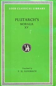 Cover of: Plutarch by Plutarch