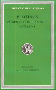 Cover of: Plotinus by Plotinus, A. H. Armstrong, Porphyry