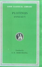 Cover of: Plotinus V: Ennead V (Loeb Classical Library, 444)