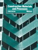 Cover of: Construction materials and processes by Don A. Watson