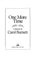 Cover of: One more time: a memoir