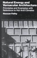 Cover of: Natural energy and vernacular architecture by Hassan Fathy