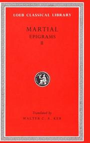 Cover of: Epigrams, II, Books 6-10