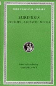 Cover of: Euripides by Euripides