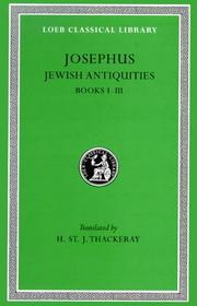 Cover of: Jewish Antiquities by Flavius Josephus