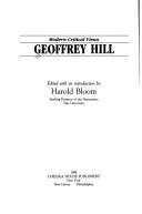 Cover of: Geoffrey Hill