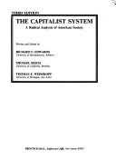 Cover of: The capitalist system | Richard C. Edwards