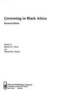 Cover of: Governing in Black Africa | 