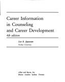 Cover of: Career information in counseling and career development