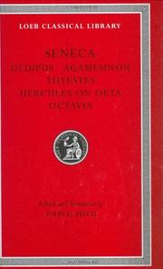 Cover of: Tragedies II: Oedipus, Agamemnon, Thyestes, Hercules on Oeta, Octavia