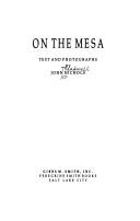 Cover of: On the mesa