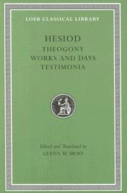 Cover of: Hesiod by Hesiod, Glenn W. Most