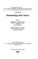 Cover of: Immunology and cancer by Symposium on Fundamental Cancer Research (38th 1985 Houston, Tex.)