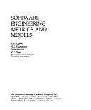 Cover of: Software engineering metrics and models by Samuel Daniel Conte