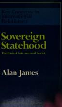 Cover of: Sovereign statehood: the basis of international society