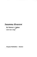 Cover of: Susanna Rowson