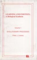 Cover of: Learning and emotion: a biological synthesis