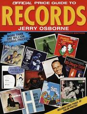 Cover of: The Official Price Guide to Records by Jerry Osborne