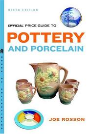 Cover of: The Official Price Guide to Pottery and Porcelain, 9th Edition (Official Price Guide to Pottery and Porcelain)