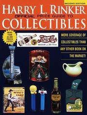 Cover of: Rinker on Collectibles Second Edition (Official Rinker  Price Guide to Collectibles) by Harry L. Rinker