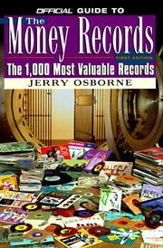 Cover of: The official guide to the money records