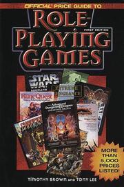 Cover of: Official Price Guide to Role Playing Games