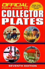 Cover of: The Official Price Guide to Collector Plates: Seventh Edition (Official Price Guide to Collector Plates)