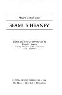 Cover of: Seamus Heaney