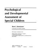 Cover of: Psychological and developmental assessment of special children