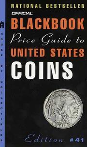 Cover of: The Official 2003 Blackbook Price Guide to U.S. Coins, 41st edition (Official Blackbook Prie Guide to United States Coins) by Marc Hudgeons, Thomas E. Jr Hudgeons