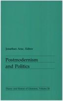 Postmodernism and politics by Jonathan Arac