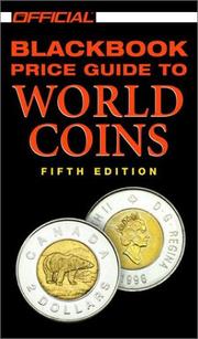 Cover of: The Official 2002 Blackbook Price Guide to World Coins, 5th edition (Official Price Guide to World Coins)