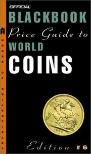 Cover of: The Official 2003 Blackbook Price Guide to World Coins, 6th edition (Official Price Guide to World Coins)