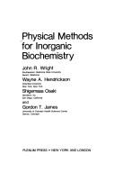 Physical methods for inorganic biochemistry