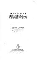 Cover of: Principles of physiological measurement