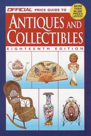 Cover of: The Official Price Guide to Antiques and Collectibles by Rinker Enterprises Staff