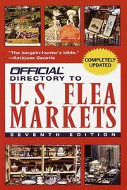 Cover of: The Official Directory to U.S. Flea Markets (Official Guide to Us Flea Markets, 7 ed) by Kitty Werner