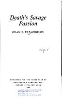 Cover of Death's savage passion