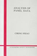 Cover of: Analysis of panel data by Cheng Hsiao