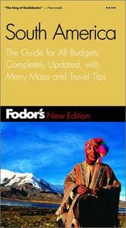 Cover of: Fodor's South America by Fodor's, Fodor's