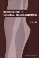 Cover of: Introduction to classical electrodynamics