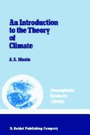 Cover of: An introduction to the theory of climate